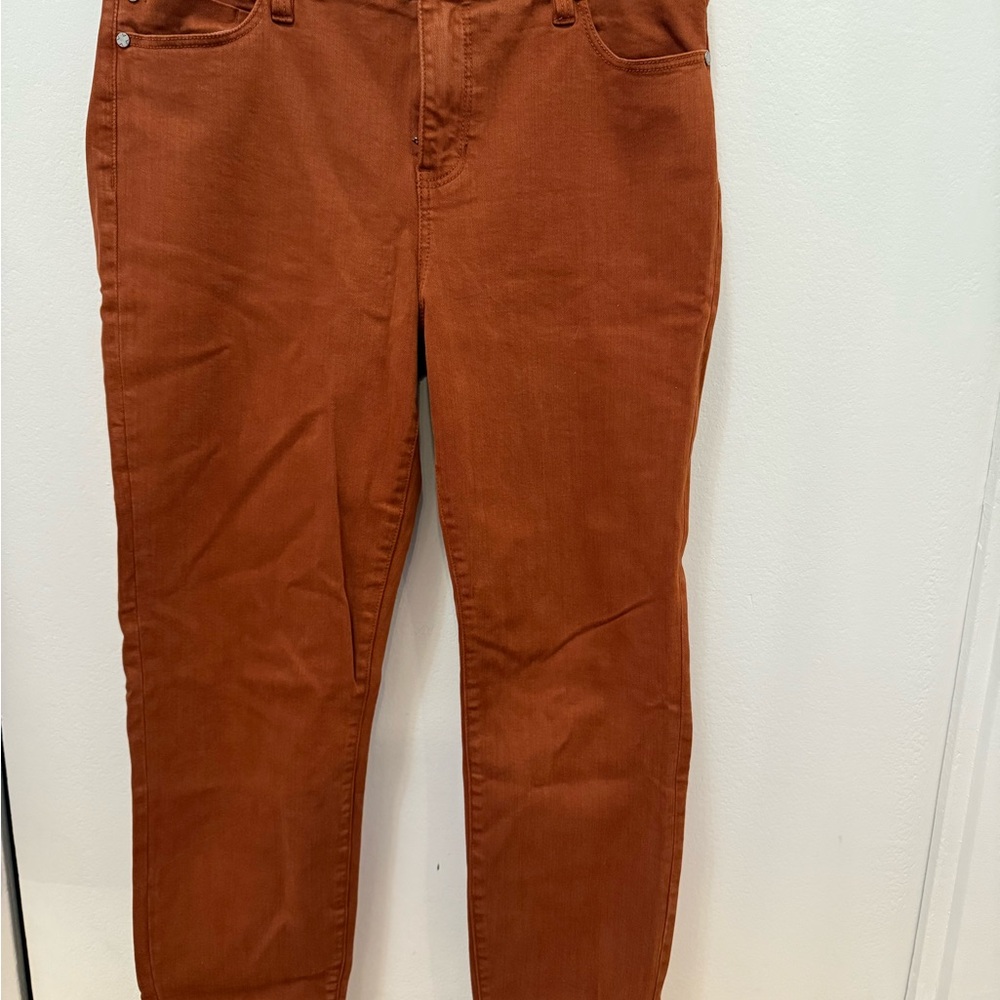 Liverpool Brown and Orange Straight Leg Jeans